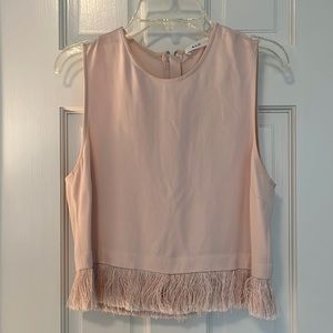 ALC blush fringe top. Top  has small flat  line pull see last pix